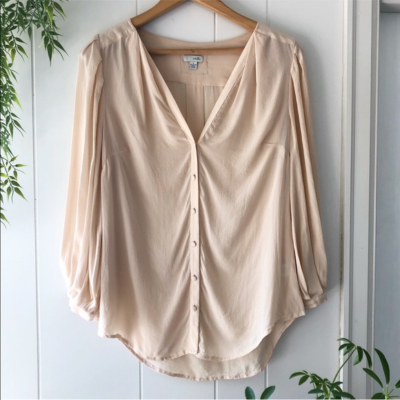 Anthropologie Tops - Anthropologie Odille Silk Button Down Top 4